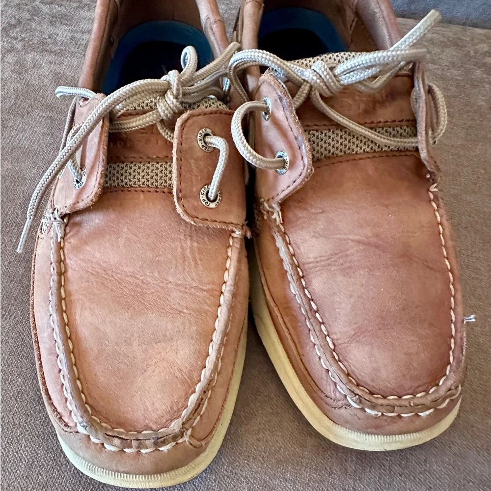SPERRY Top-Sider Men's Shoes Billfish 2 Eye Boat Shoe, Tarpon Tan/Brown 9M